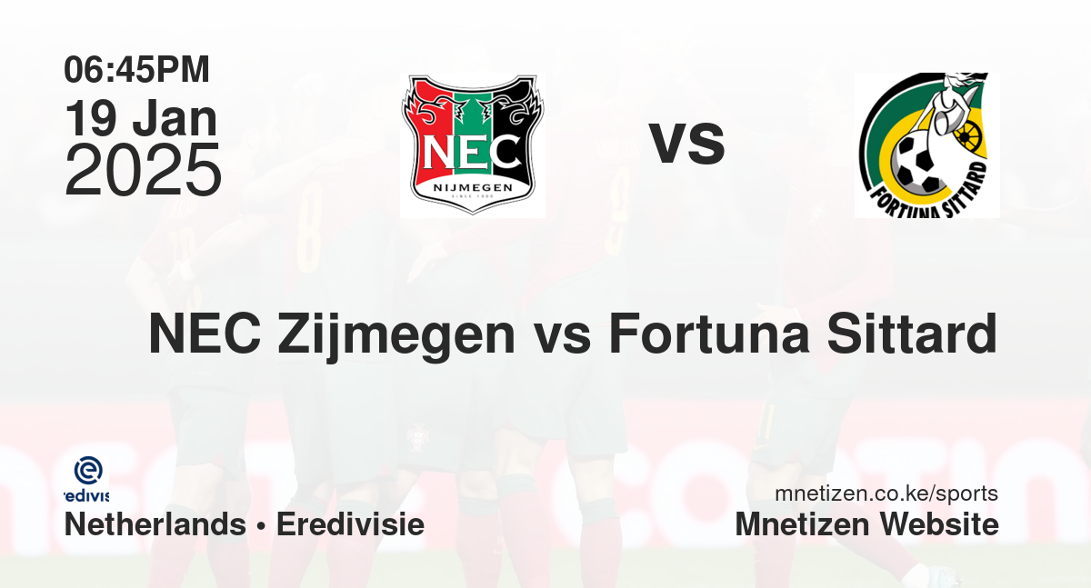NEC Zijmegen vs Fortuna Sittard
