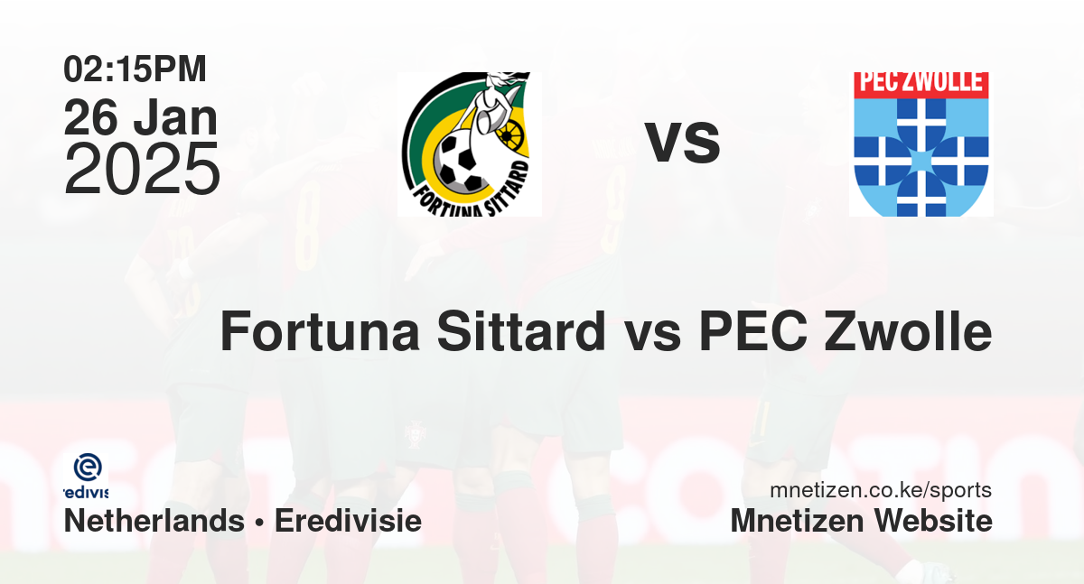 Fortuna Sittard vs PEC Zwolle
