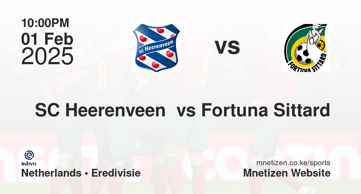 SC Heerenveen  vs Fortuna Sittard