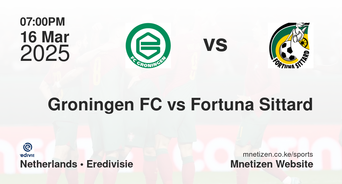 Groningen FC vs Fortuna Sittard