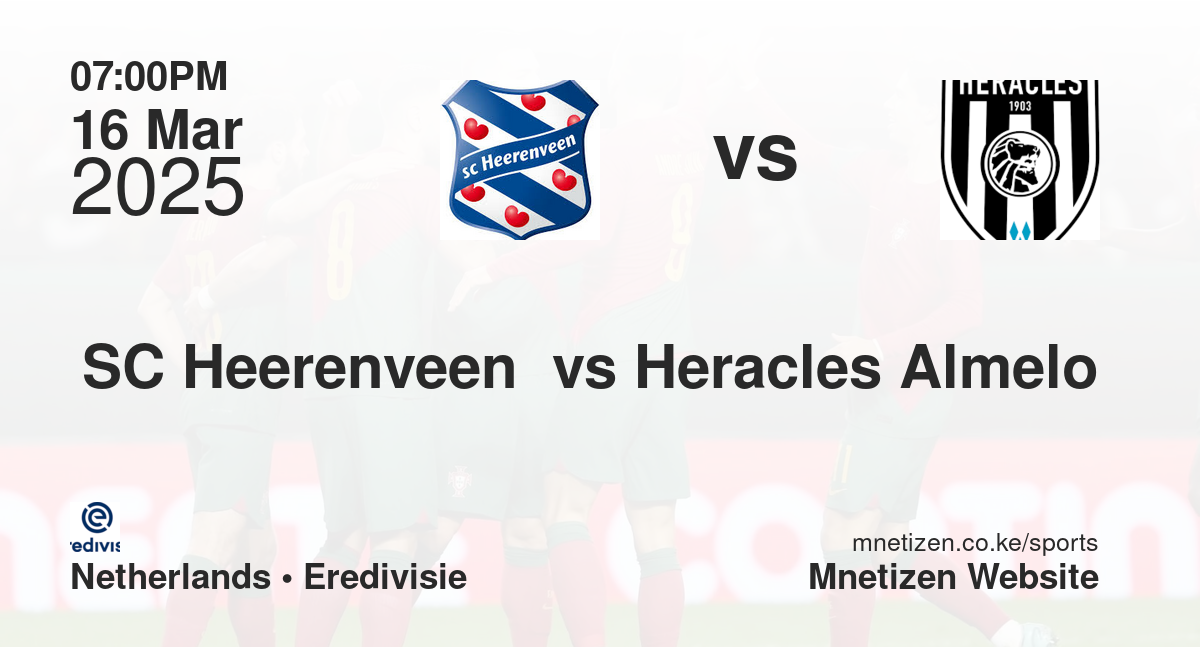 SC Heerenveen  vs Heracles Almelo