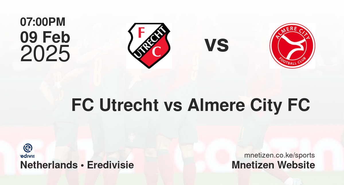 FC Utrecht vs Almere City FC 