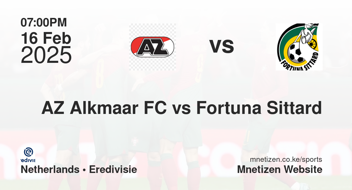 AZ Alkmaar FC vs Fortuna Sittard