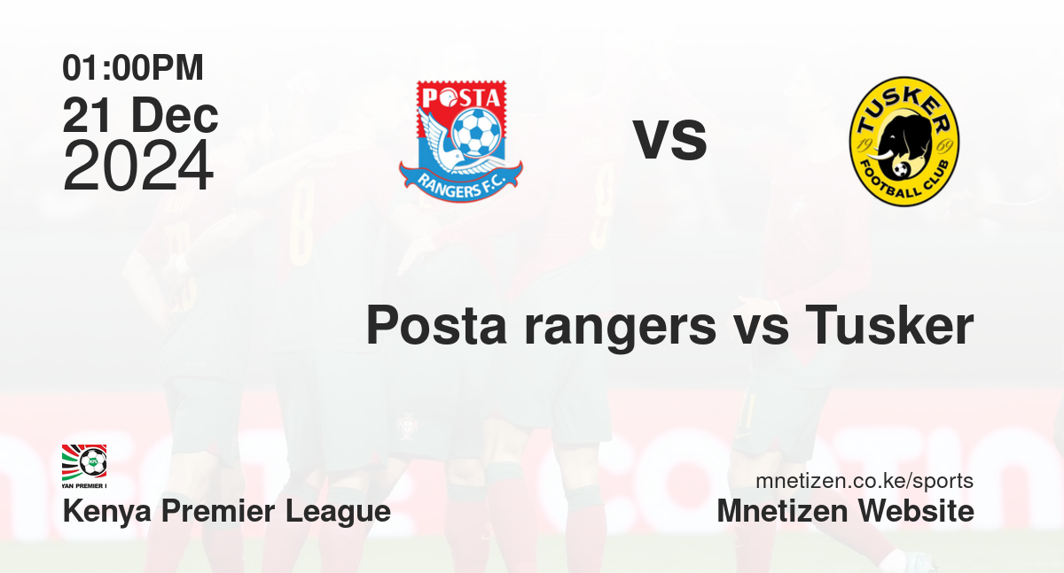 Posta rangers vs Tusker