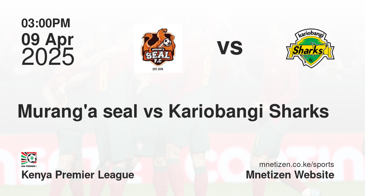 Murang'a seal vs Kariobangi Sharks 