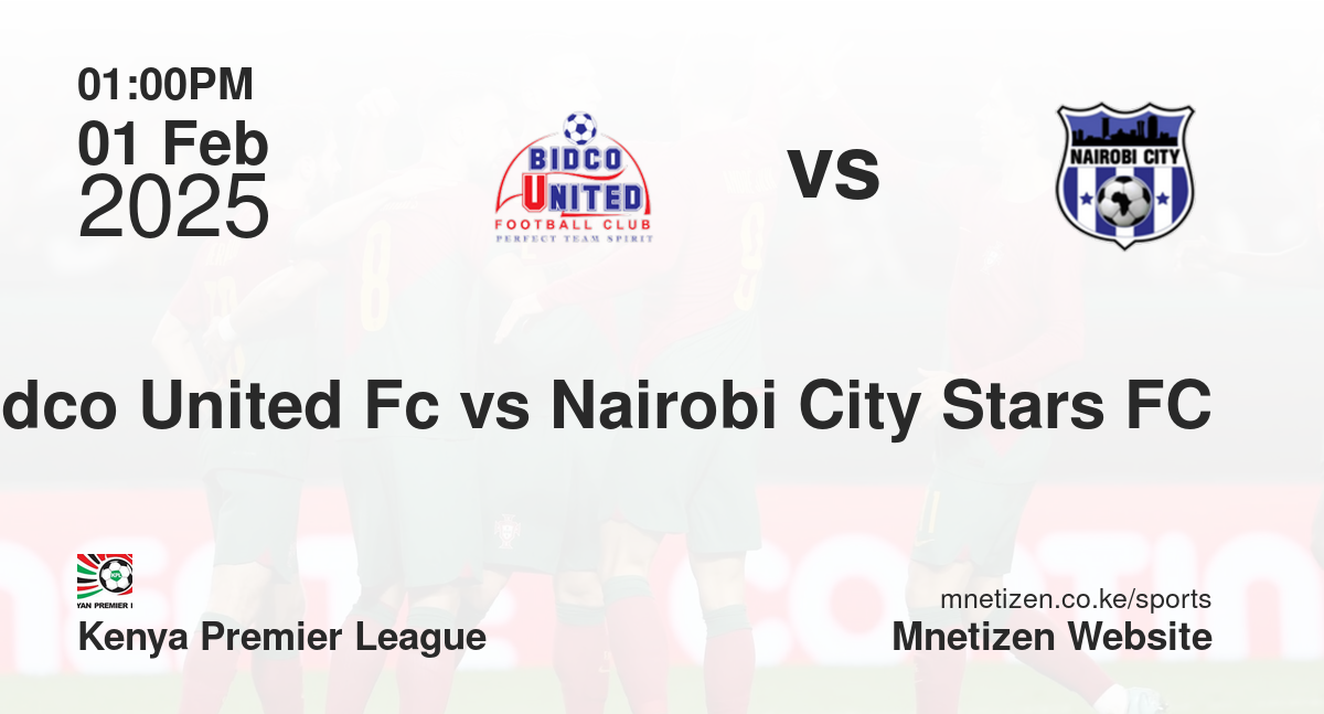 Bidco United Fc vs Nairobi City Stars FC