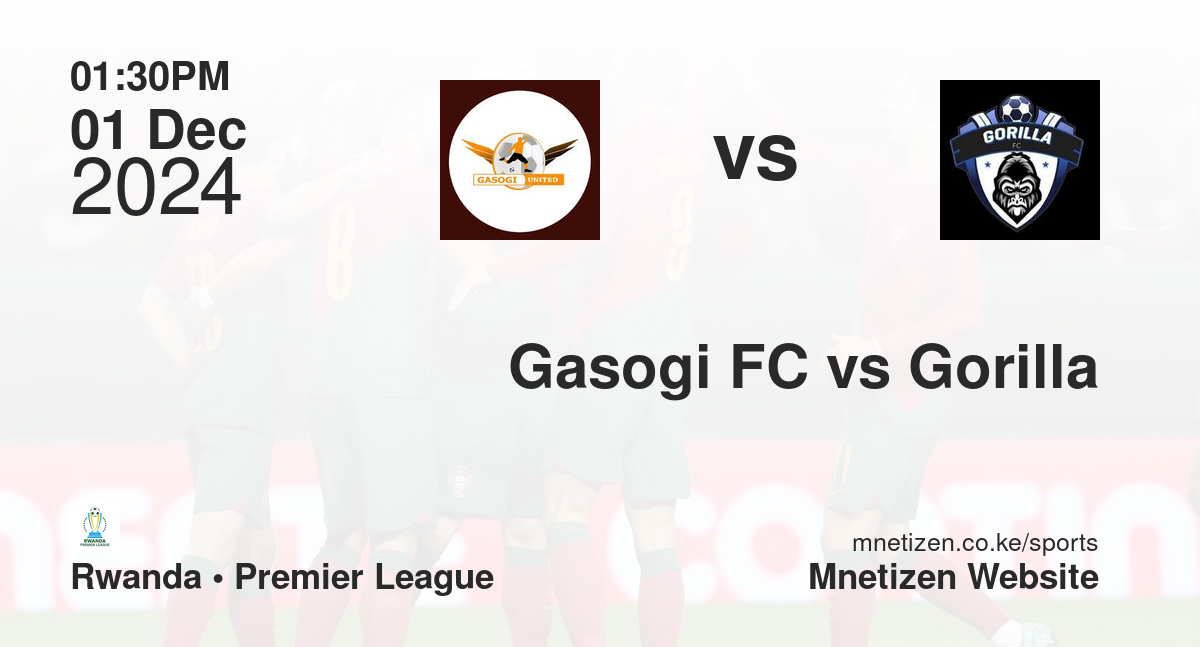 Gasogi FC vs Gorilla