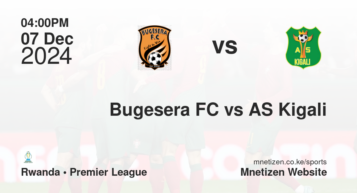 Bugesera FC vs AS Kigali