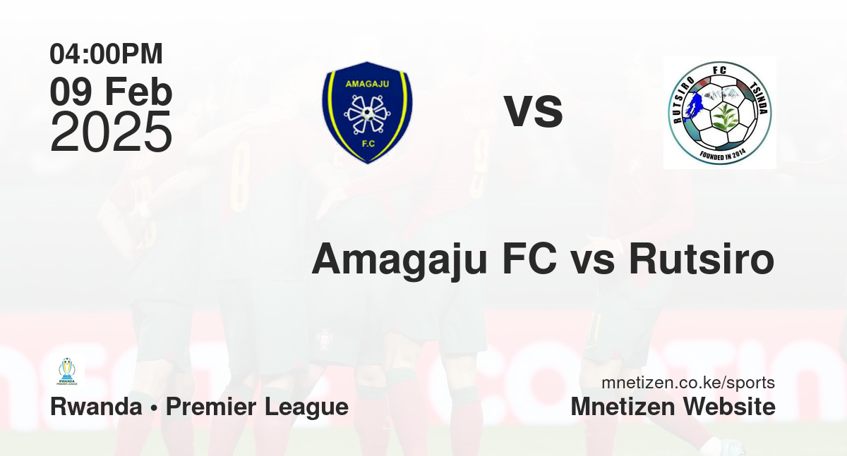 Amagaju FC vs Rutsiro