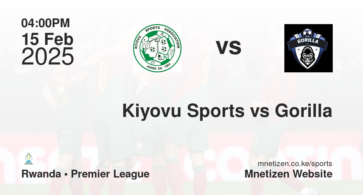Kiyovu Sports vs Gorilla