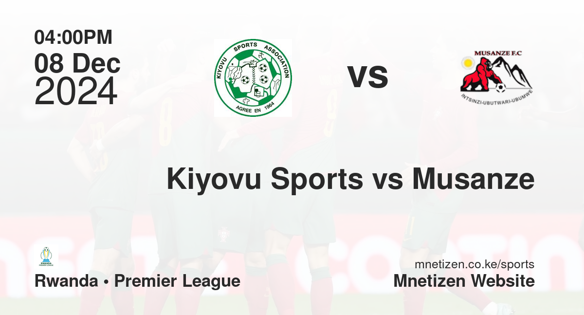 Kiyovu Sports vs Musanze