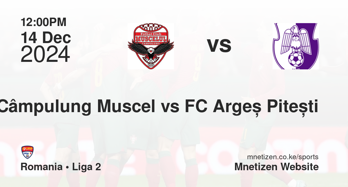 AFC Câmpulung Muscel vs FC Argeș Pitești