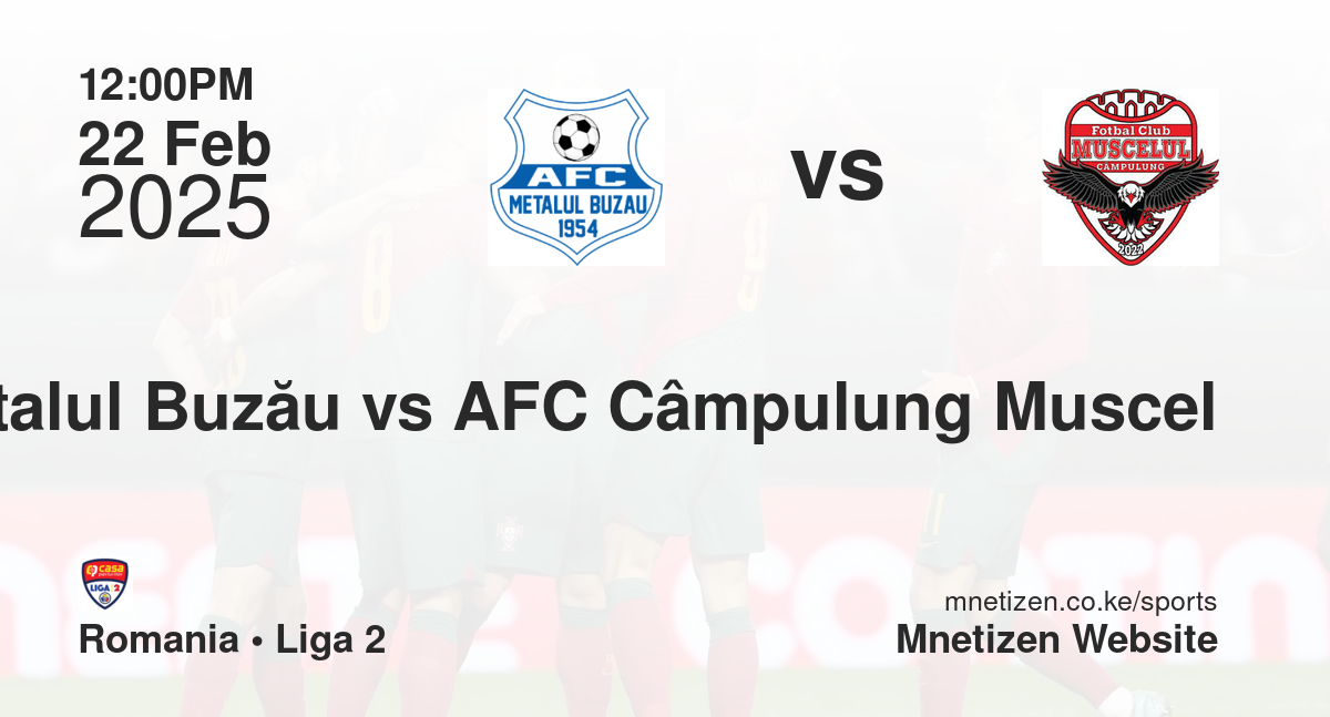 AFC Metalul Buzău vs AFC Câmpulung Muscel