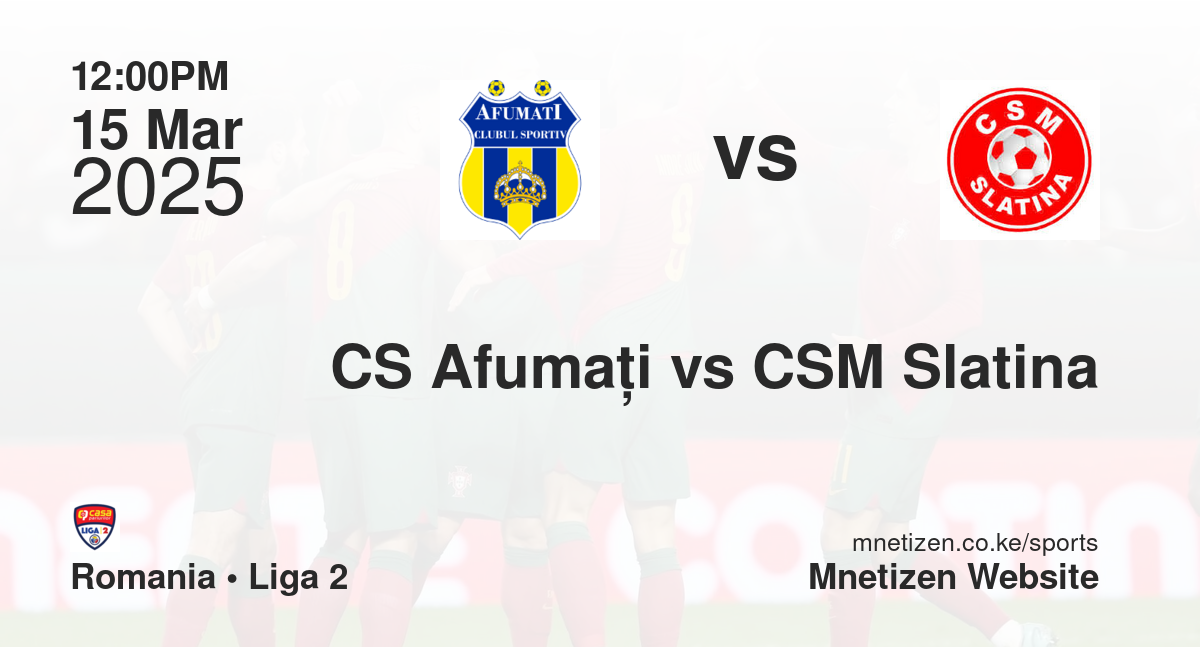 CS Afumați vs CSM Slatina