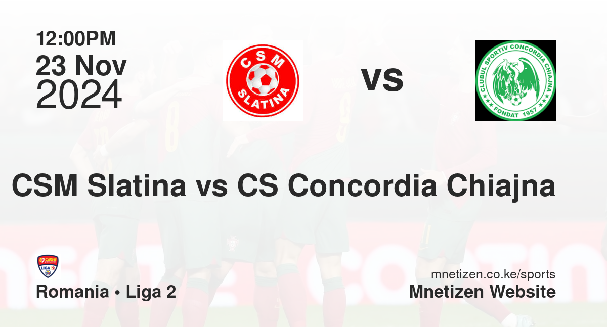 CSM Slatina vs CS Concordia Chiajna