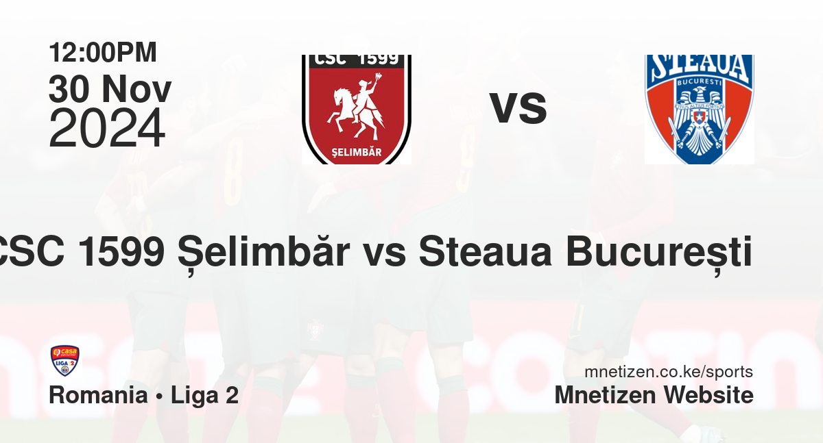 CSC 1599 Șelimbăr vs Steaua București