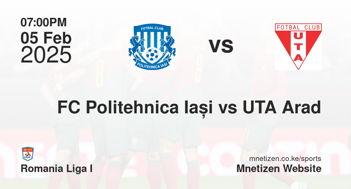 FC Politehnica Iași vs UTA Arad
