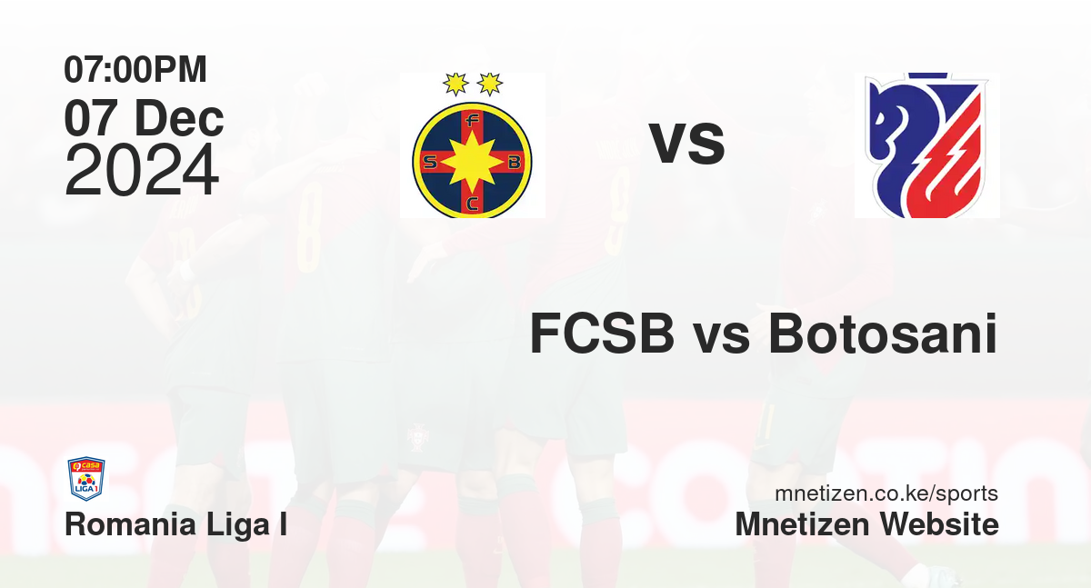 FCSB vs Botosani