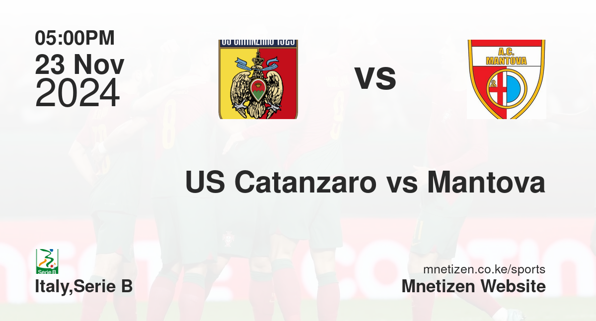 US Catanzaro vs Mantova