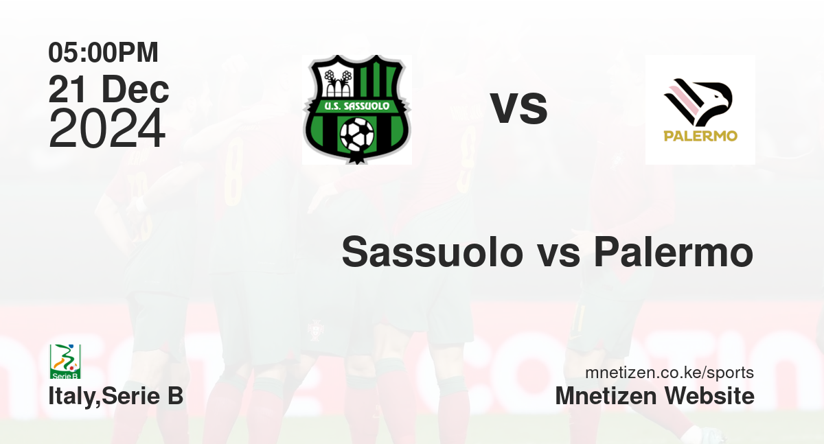 Sassuolo vs Palermo