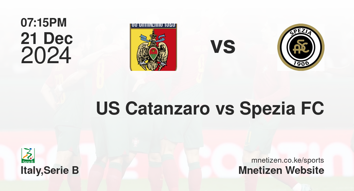 US Catanzaro vs Spezia FC