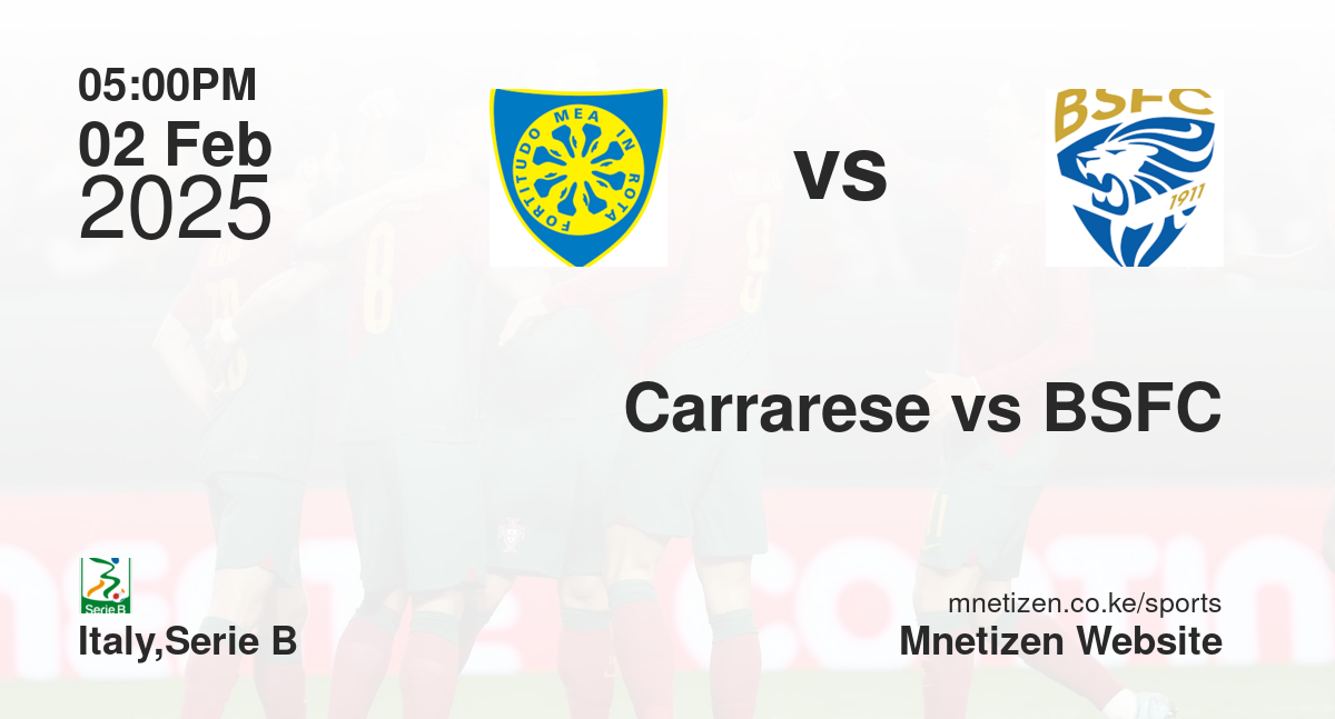 Carrarese vs BSFC