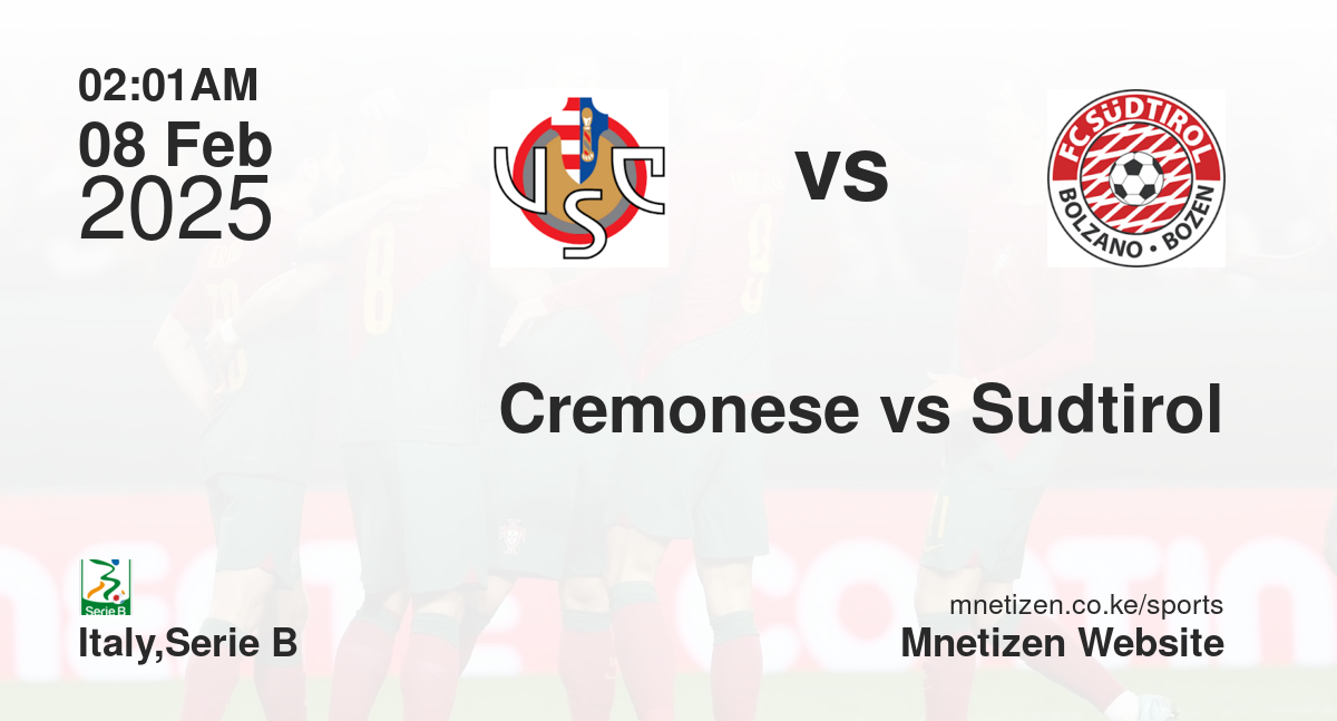 Cremonese vs Sudtirol