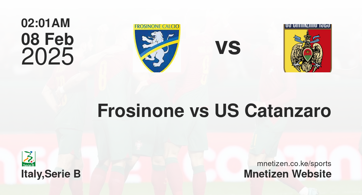 Frosinone vs US Catanzaro