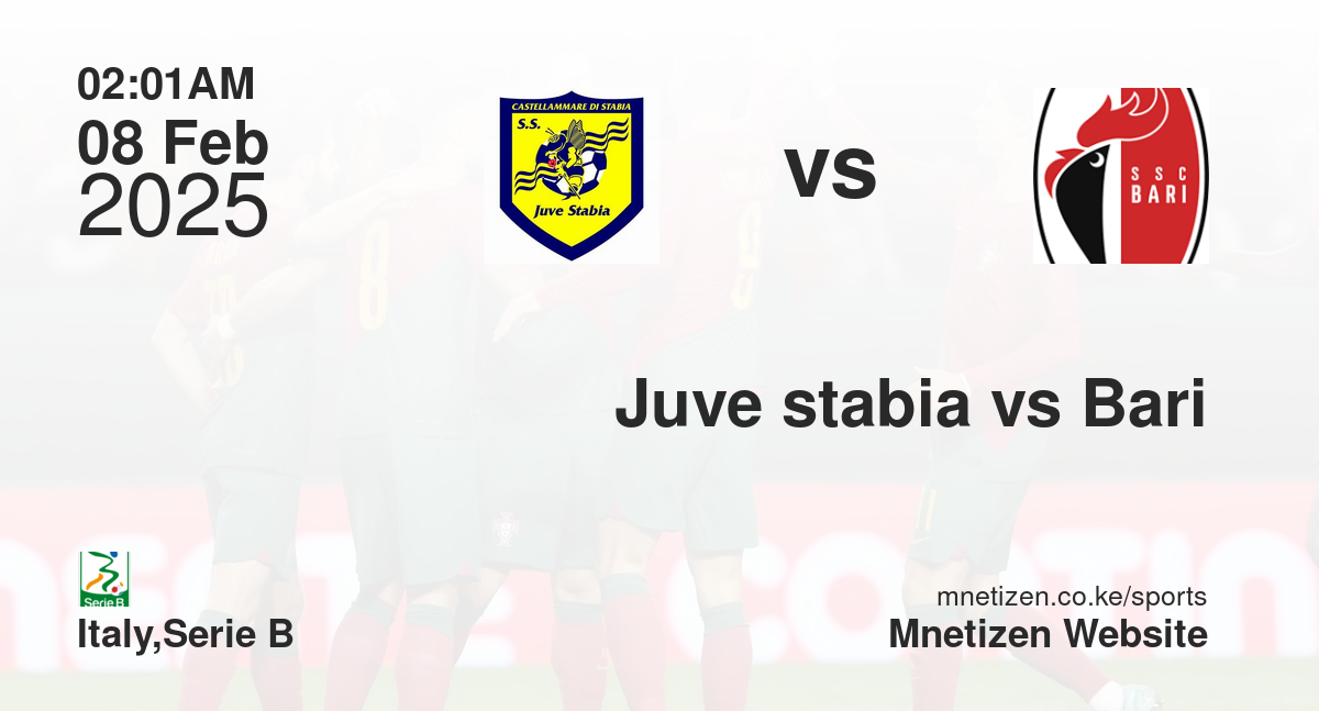 Juve stabia vs Bari