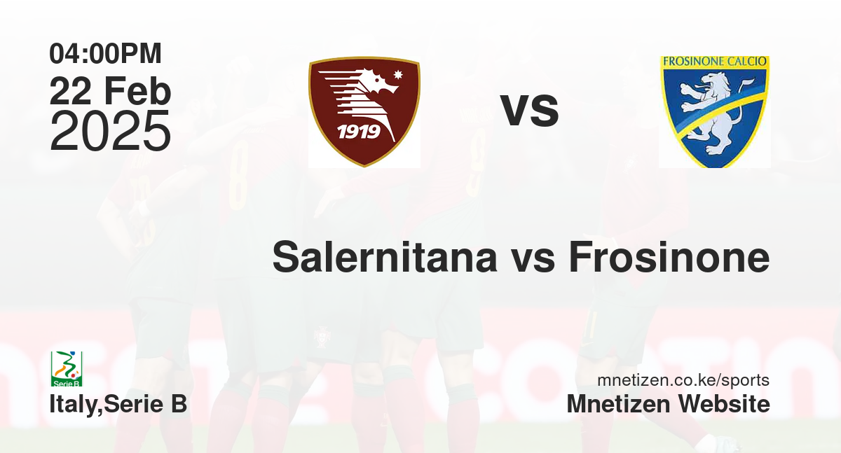 Salernitana vs Frosinone