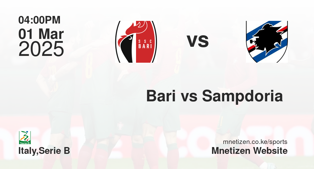 Bari vs Sampdoria 