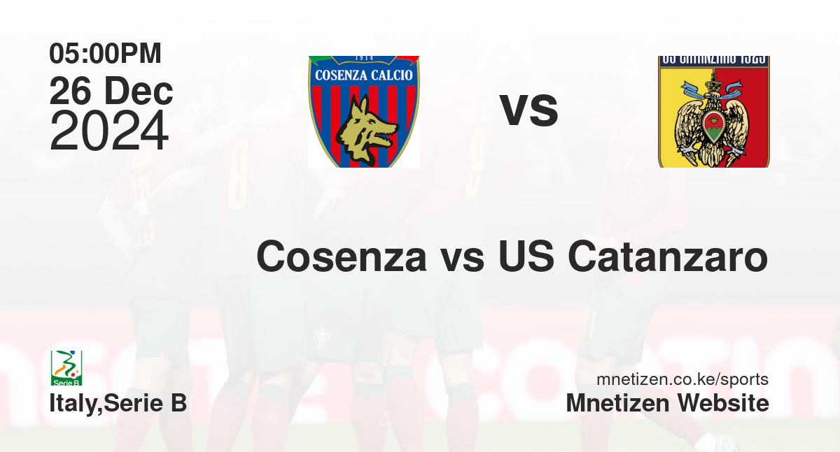 Cosenza vs US Catanzaro