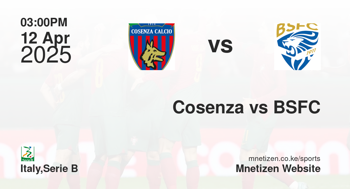 Cosenza vs BSFC