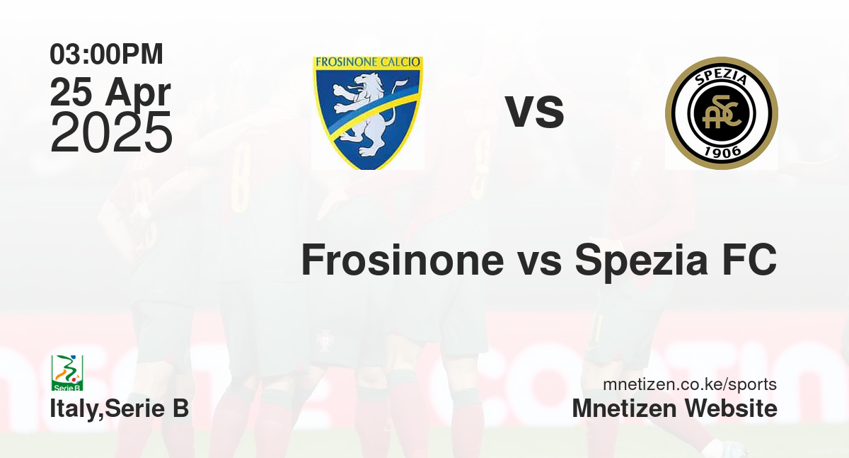 Frosinone vs Spezia FC