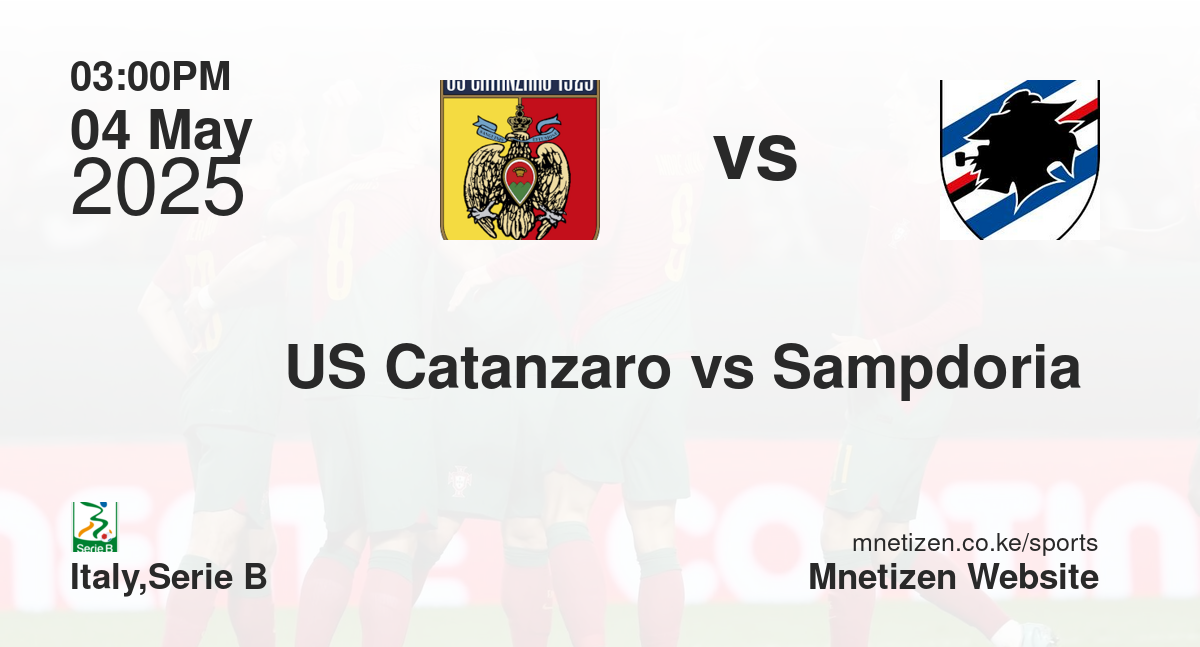 US Catanzaro vs Sampdoria 