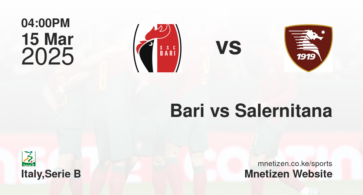 Bari vs Salernitana