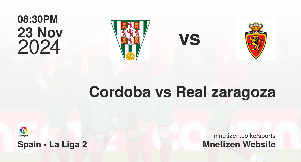 Cordoba vs Real zaragoza