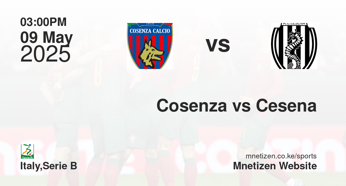 Cosenza vs Cesena