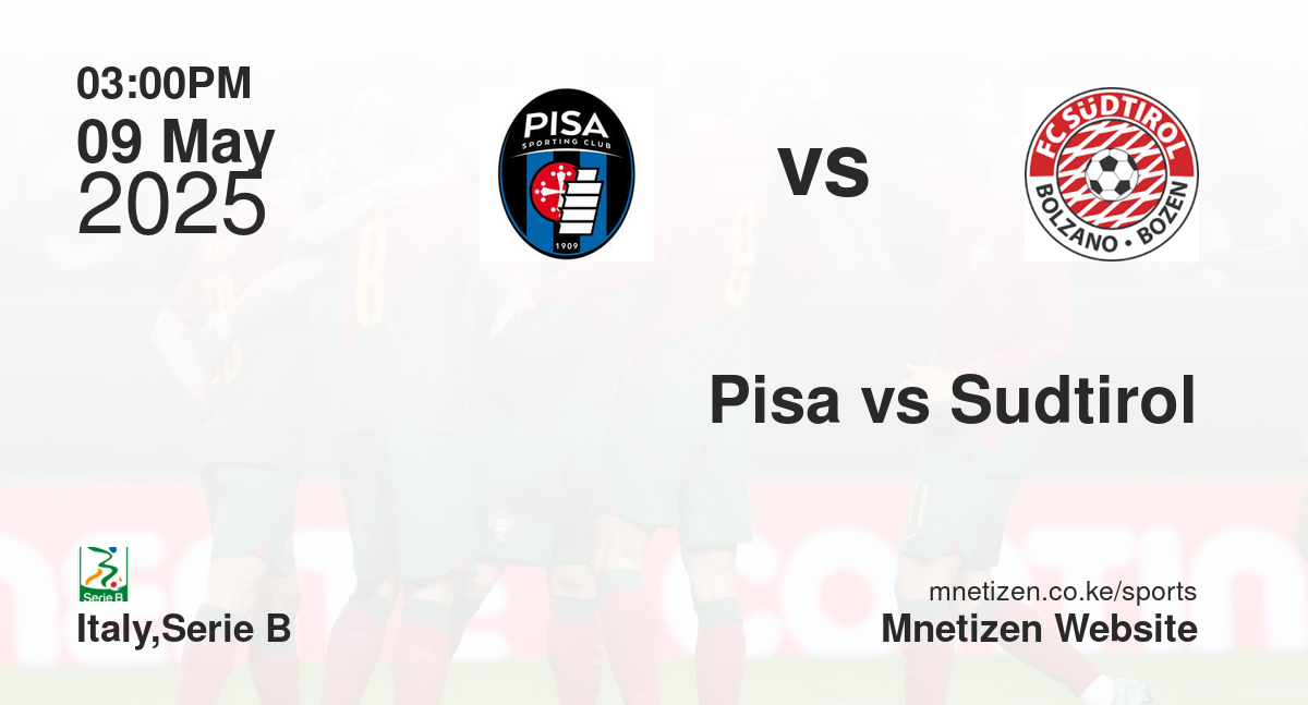 Pisa vs Sudtirol
