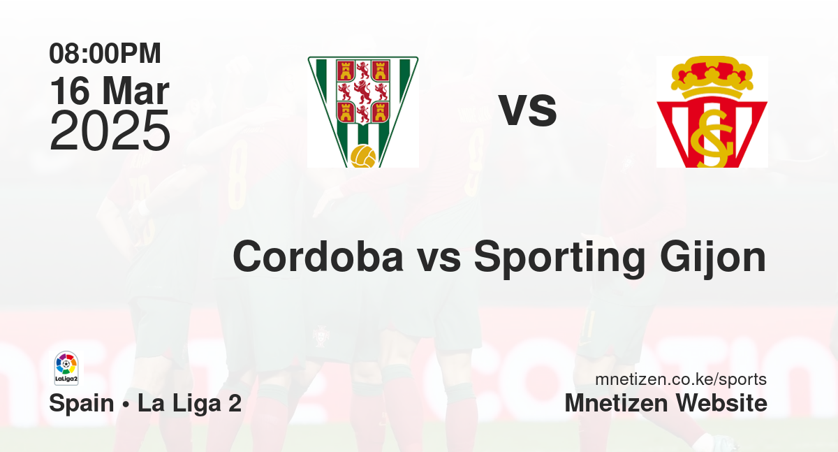 Cordoba vs Sporting Gijon