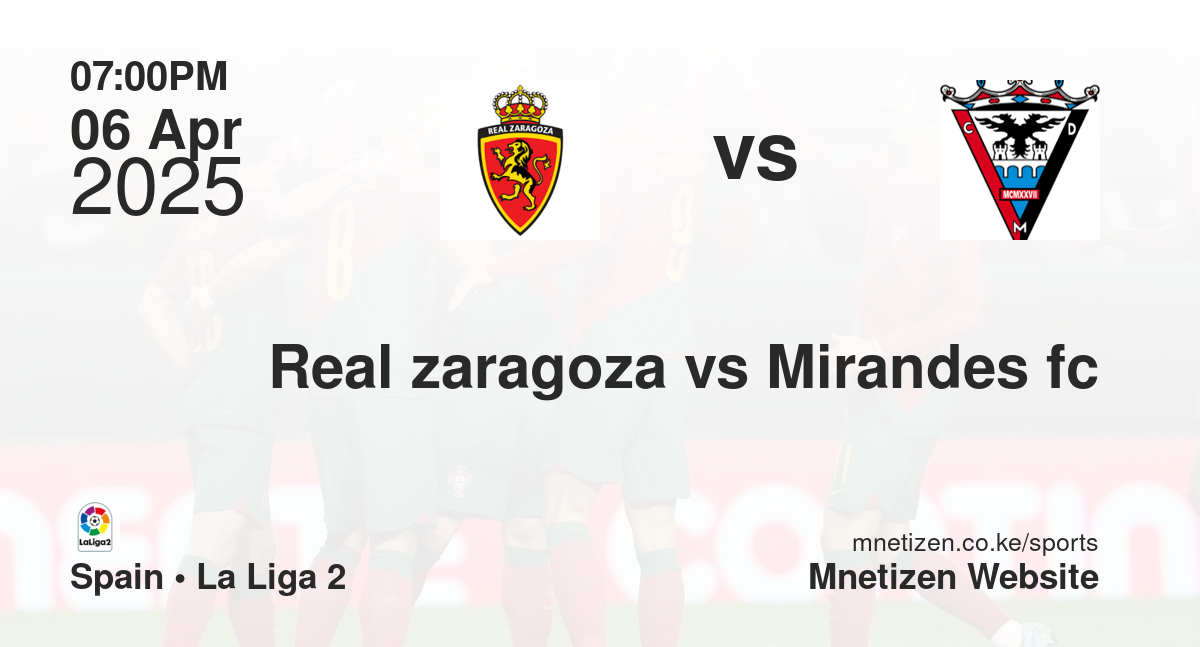 Real zaragoza vs Mirandes fc