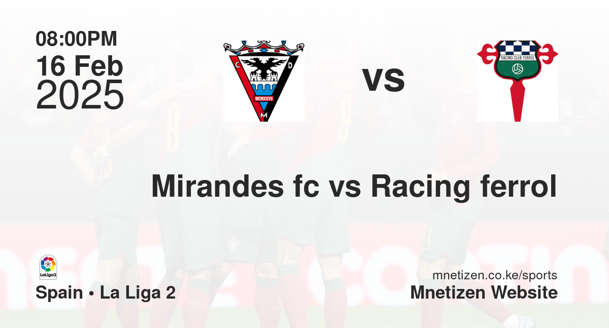 Mirandes fc vs Racing ferrol