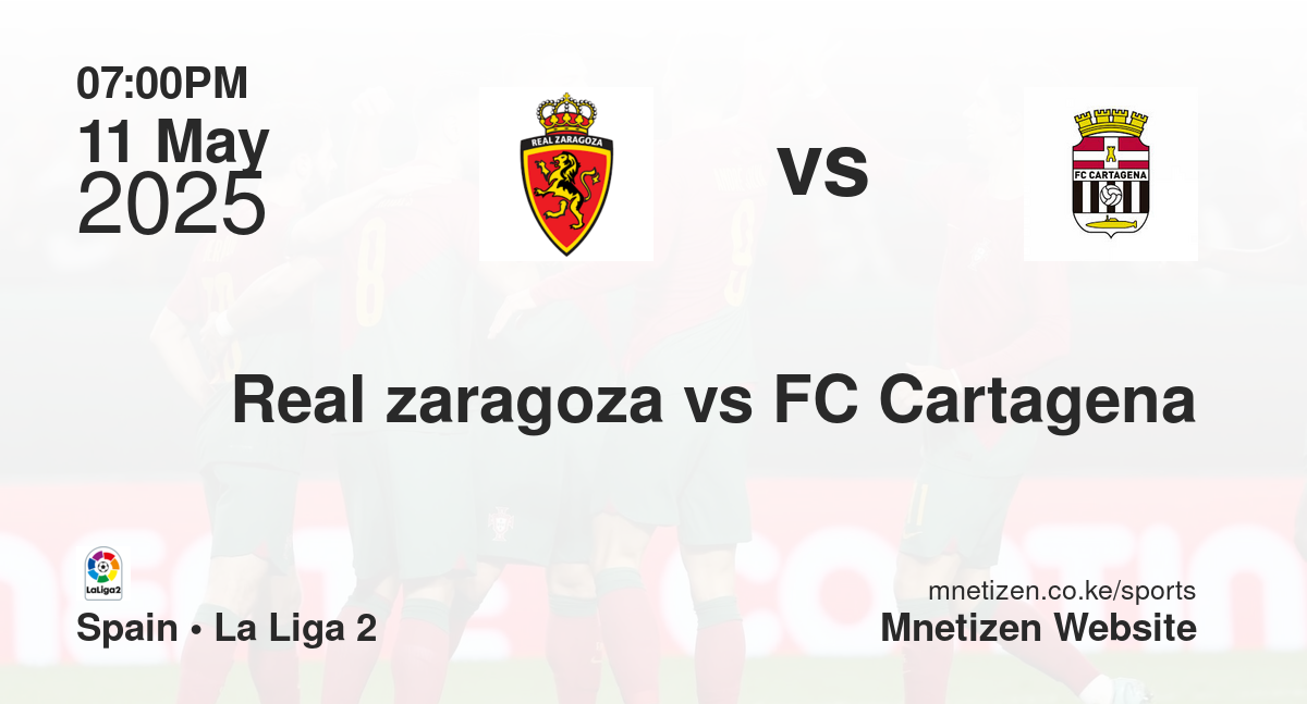 Real zaragoza vs FC Cartagena