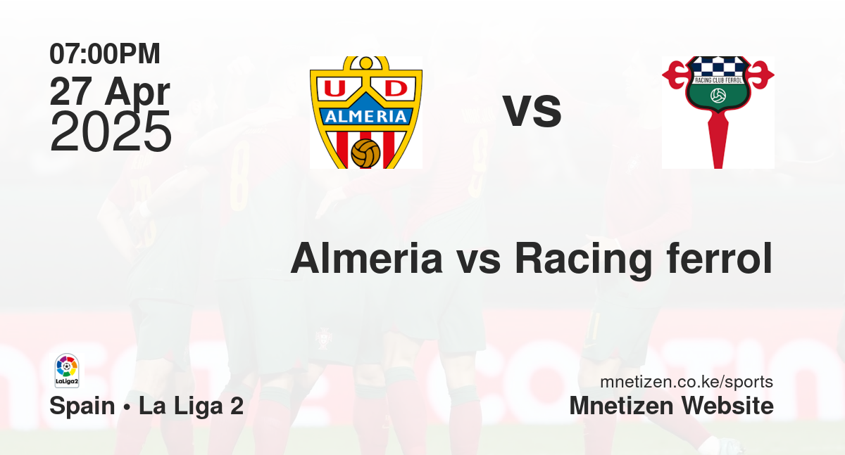 Almeria vs Racing ferrol