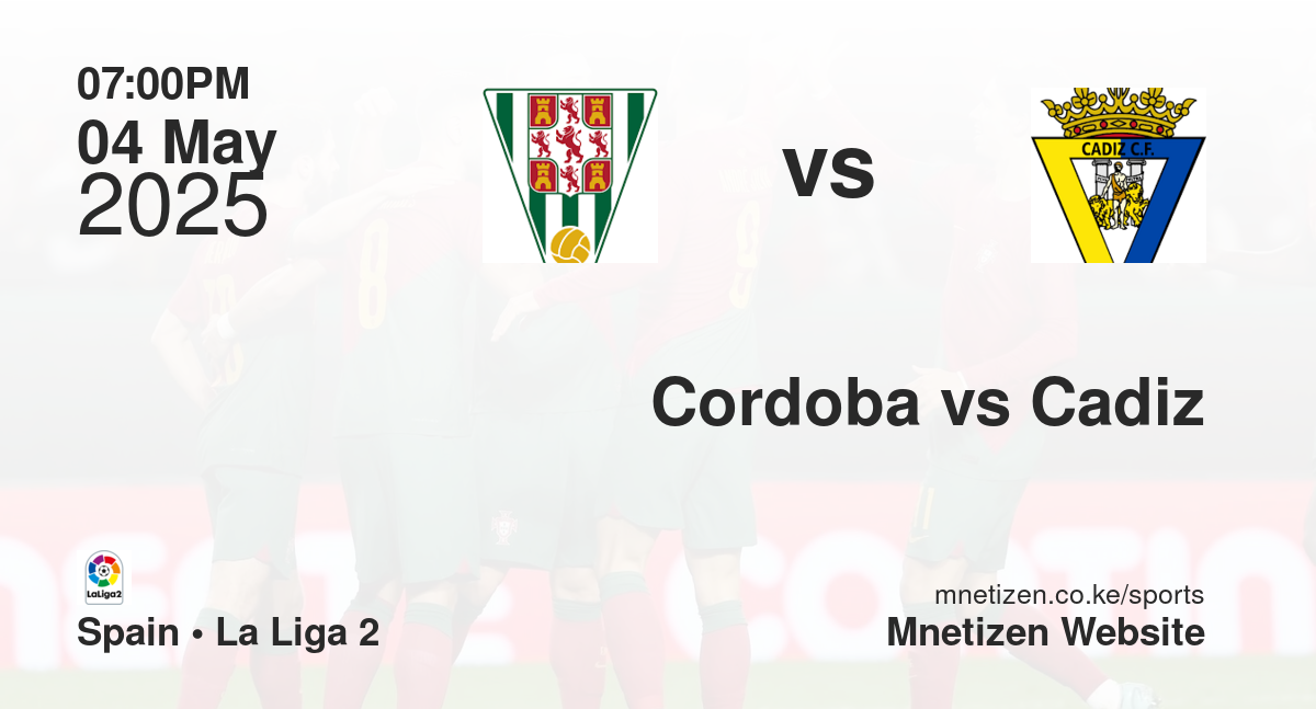 Cordoba vs Cadiz