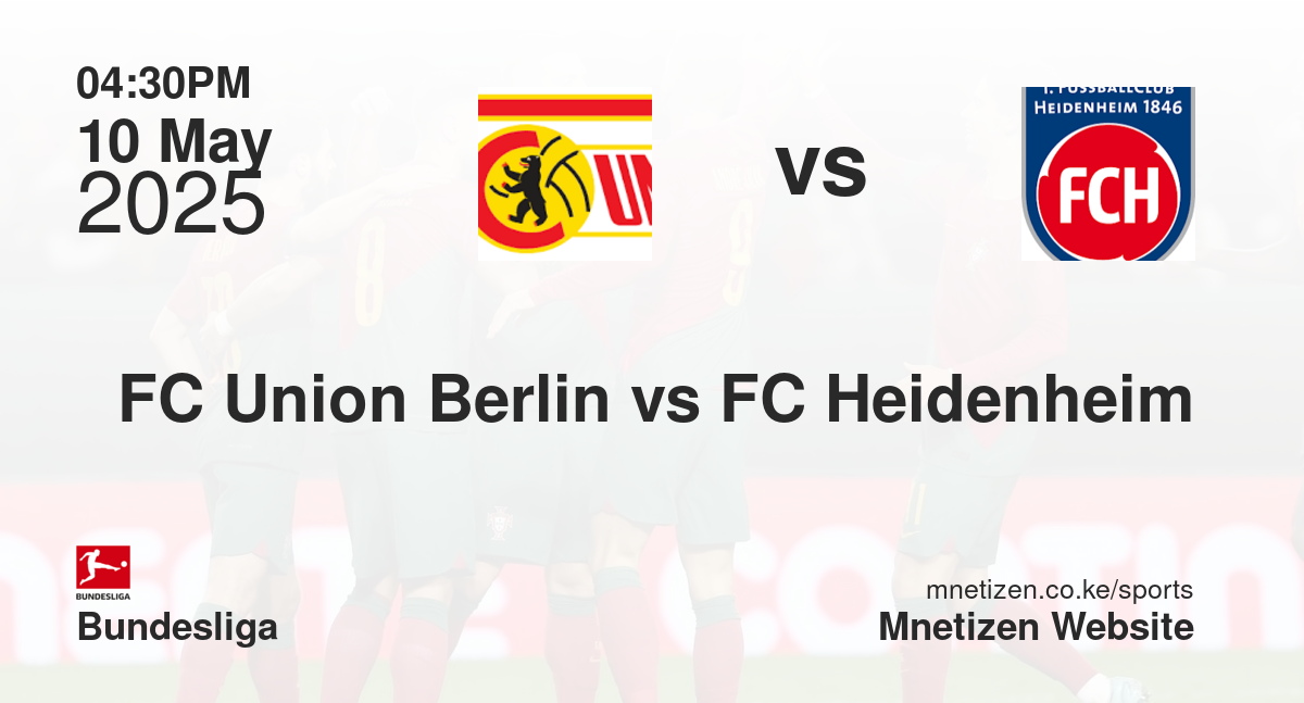 FC Union Berlin vs FC Heidenheim