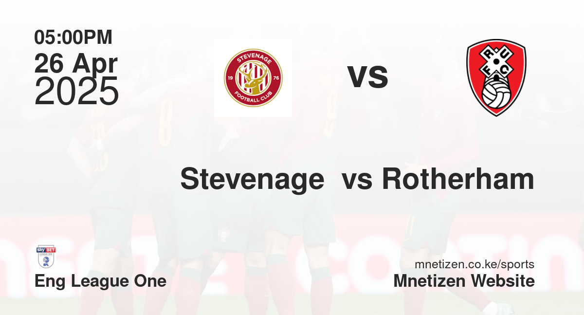 Stevenage  vs Rotherham