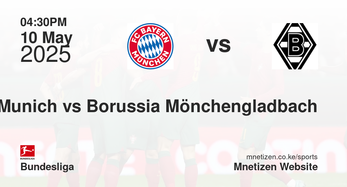 Bayern Munich vs Borussia Mönchengladbach