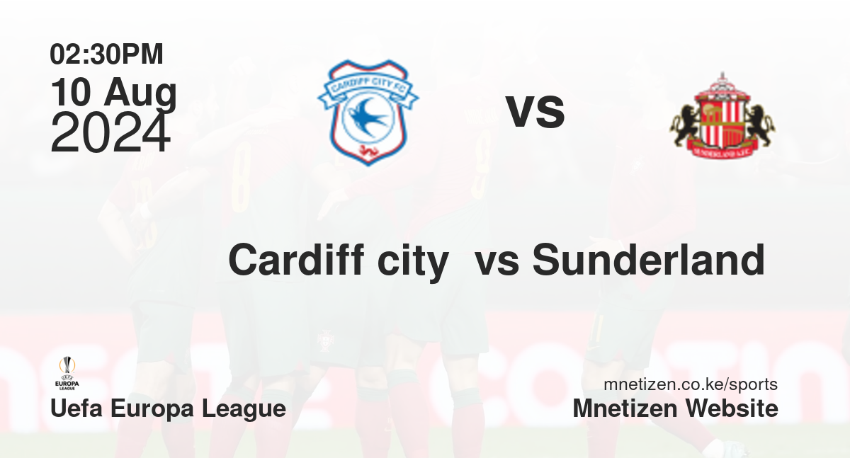 Cardiff city  vs Sunderland 