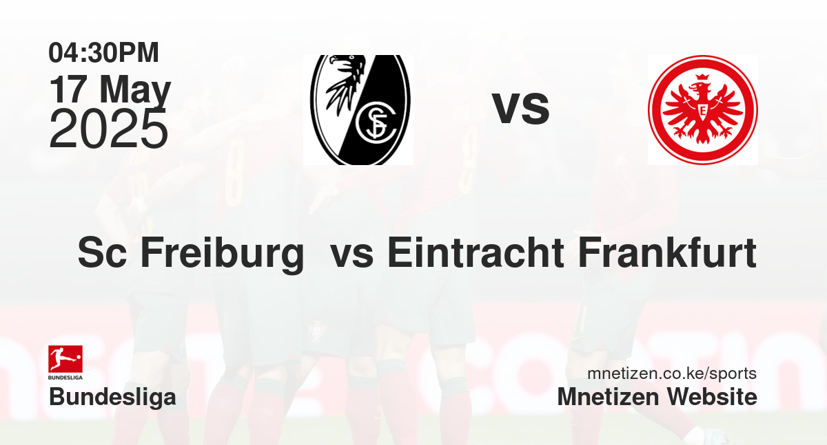 Sc Freiburg  vs Eintracht Frankfurt